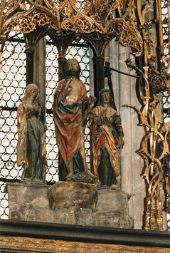 Vorschaubild Moritzkirche, Altar, Christus, Maria und Johannes